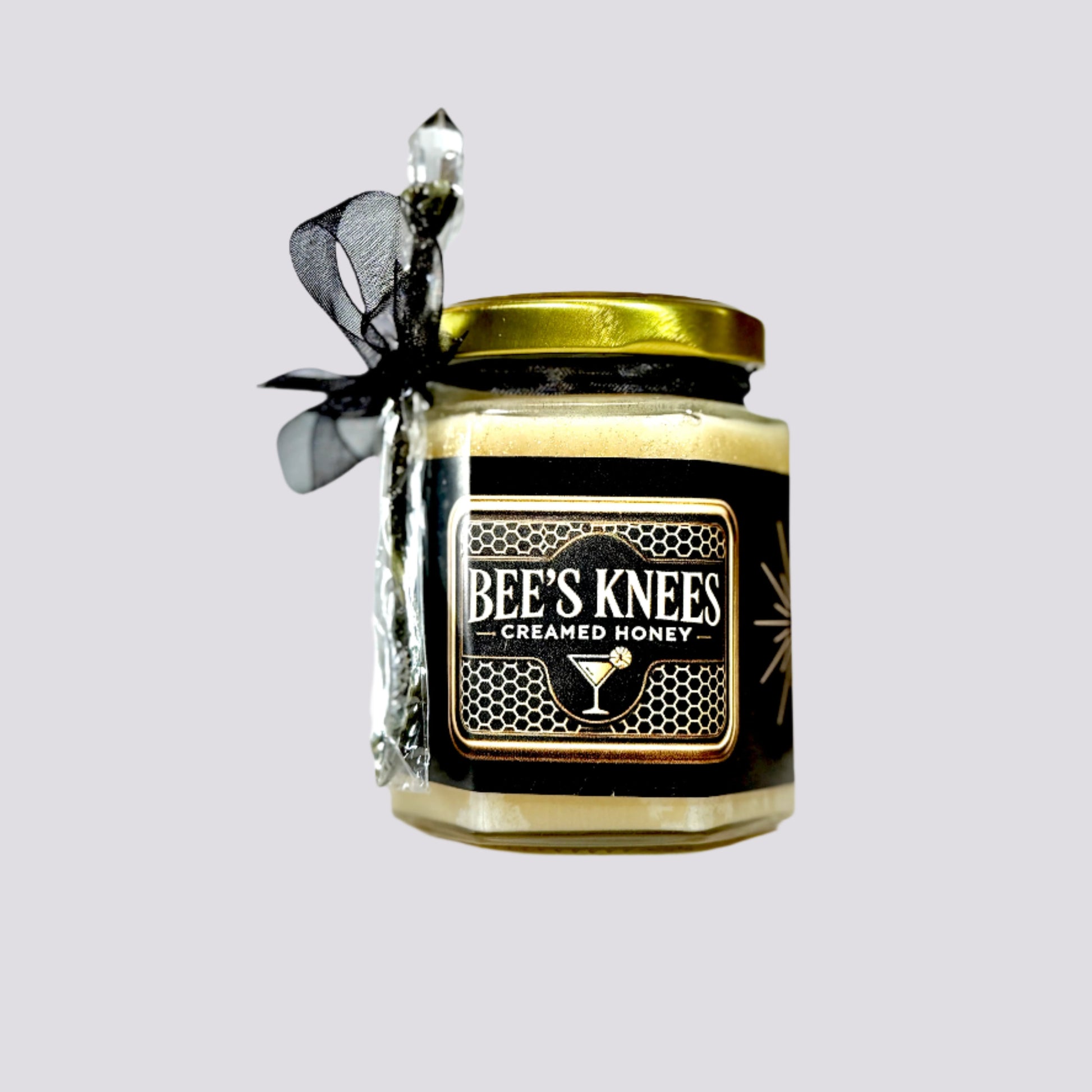 Sparkling Edible Gold Creamed Honey - Roaring 20's Inspired for Vintage Parties